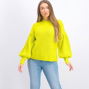 Gold Ray Stitch Fix Knit Pullover Sweater NWT